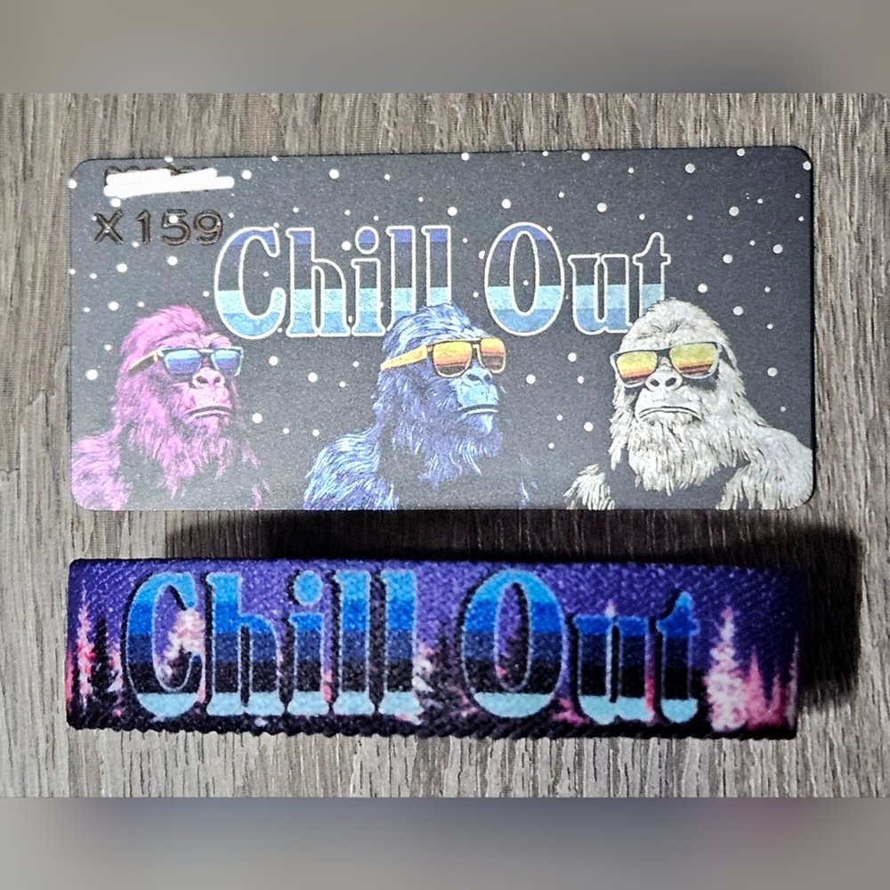 ZOX "CHILL OUT" #X159 HOLOGRAPHIC Winter Wonders RARE INTERACTIVE WRISTBAND - Picture 5 of 12